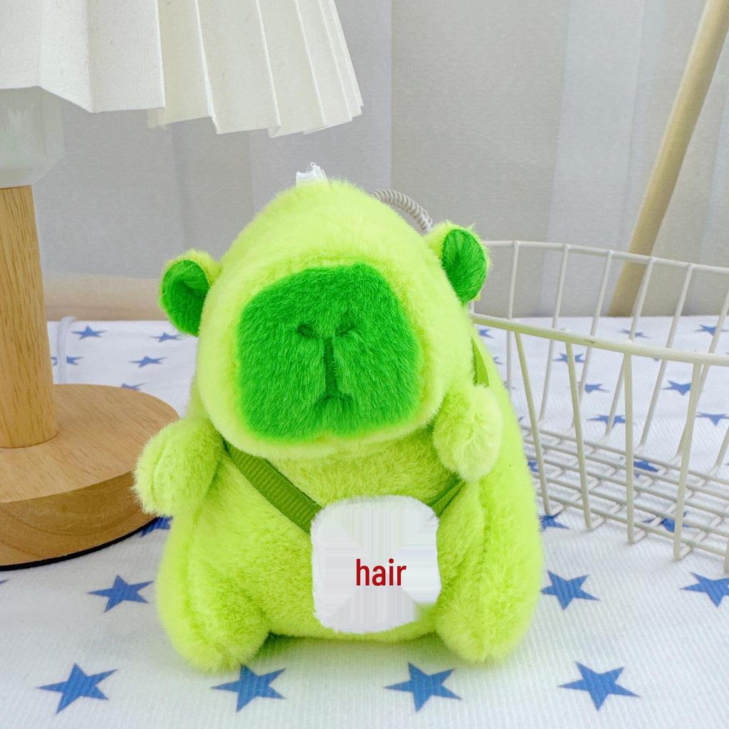 Capybara Hanger Pluche Sleutelhanger - Verjaardagscadeau Lappenpop