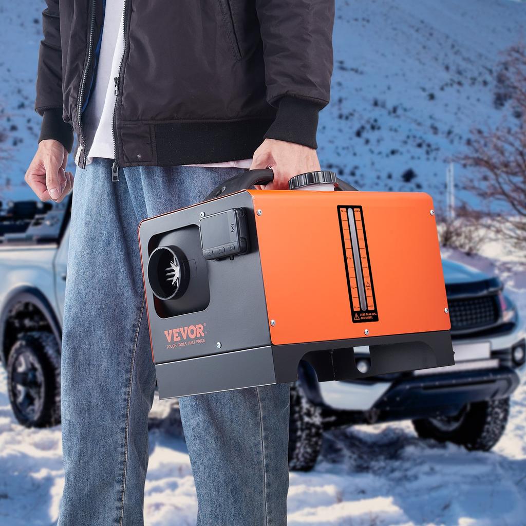 VEVOR Diesel Air Heater All-in-one 12V 5-8KW Bluetooth App LCD for Car RV Air Heating Air Diesel Diesel Parking Heater Air Heater