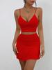 Women's Summer Sexy Backless Camisole Top - Solid Color High-End Set