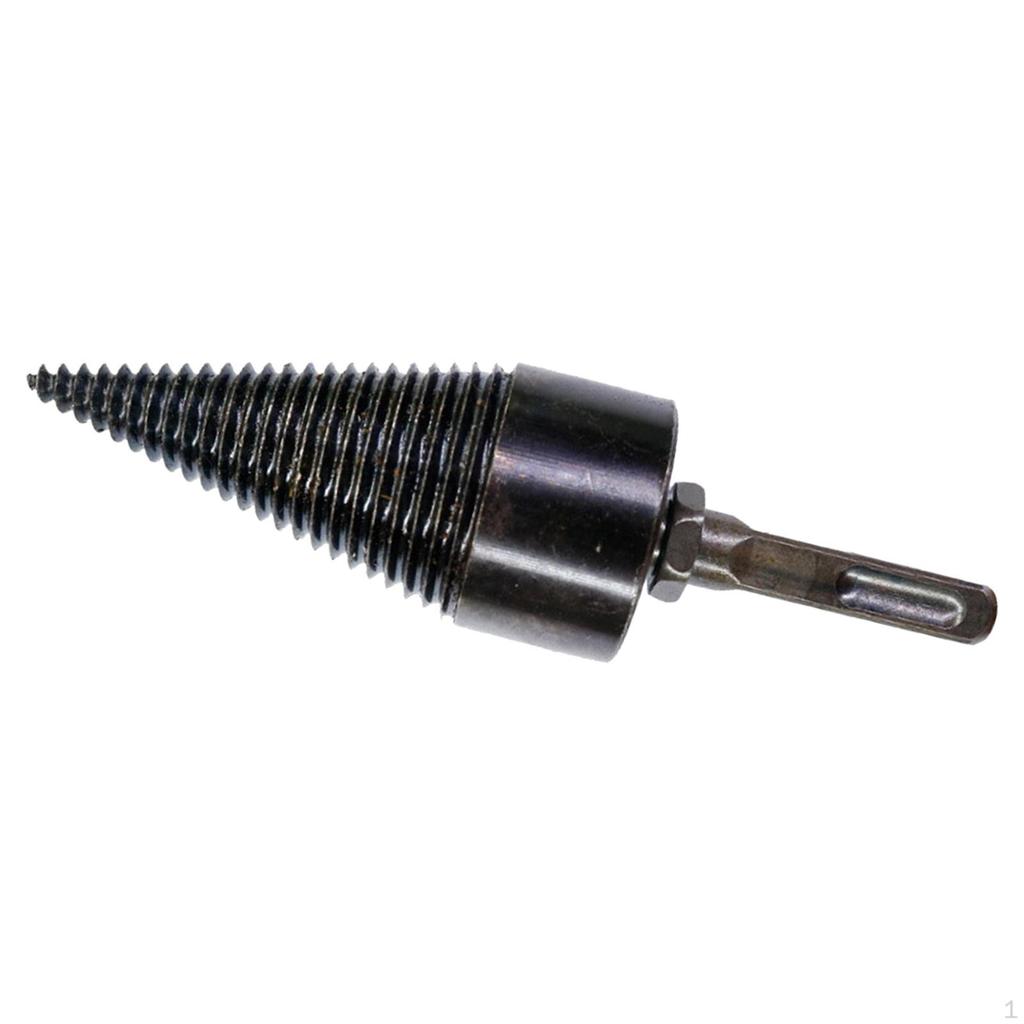 Efficient Firewood Splitting Drill Attachment for Woodworking Projects