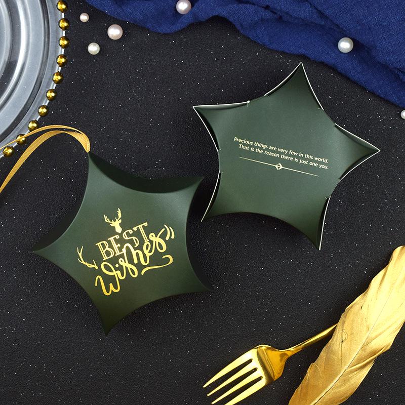 

Элегантная европейская коробка для конфет в форме звезды - Креативные свадебные принадлежности 10 Pieces