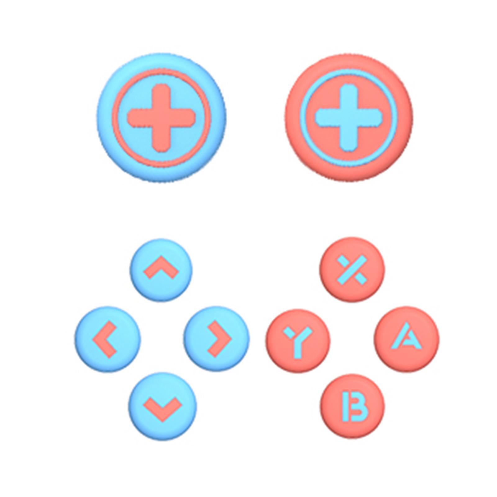

1/3/5 Set Cross D-Pad Button Caps for Switch 2 Joy-Con Soft Joystick Covers Key Buttons Sticker Cover Caps Gaming Accessories