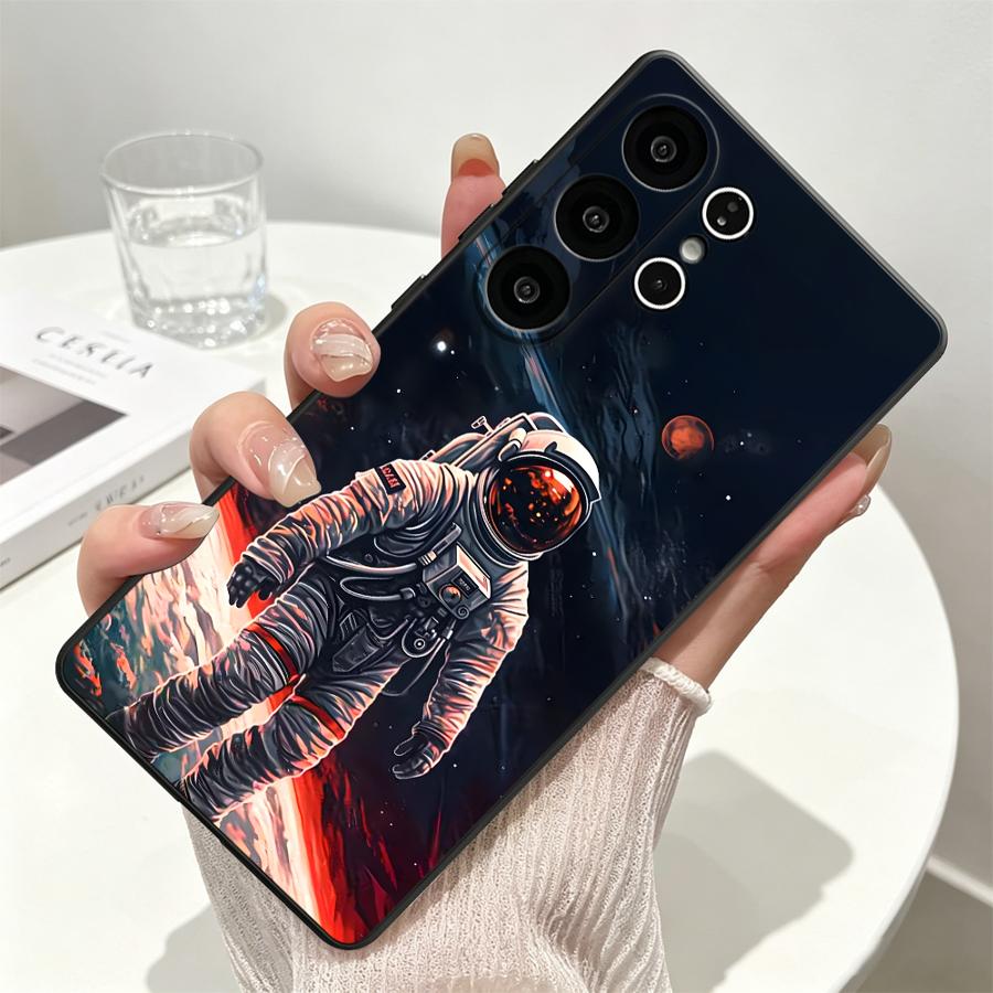 Case for Samsung Galaxy S26 Ultra S25 Plus S21 FE S23 Note 20 8 9 10 S25 S24 S26 S20 S10 S9 Phone Cover S24 Dark Space