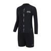 Arena Boys Joy Rib Zip Up Rash Guard Set  A6bb1bs81 Blk 