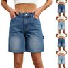 Pantaloni scurți din denim casual, versatili și la modă pentru femei