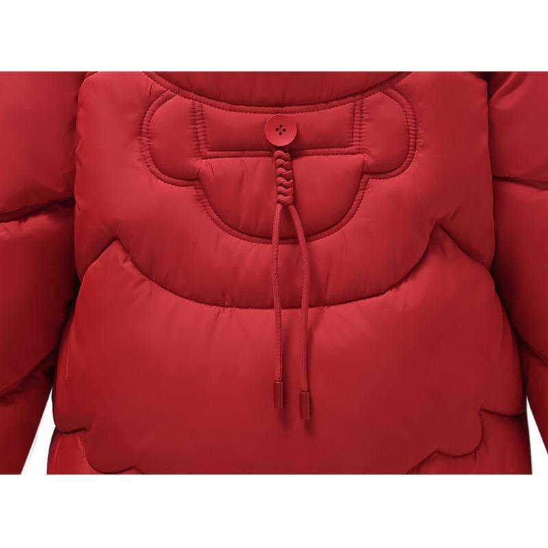 DAFIFY Damesmode Casual Herfst Winter Effen Kleur Print Lange Mouw Jassen & Jassen Donsjassen