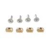 4Pcs Hydrofoil Mounting T Nut Surfboard Hydrofoil Screws 8mm 6mm Mounting T-Nut And Screws Outdoors Surfing Accessory