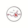 Broche de Elemento Metálico de Química - Alfinete de Desenho Animado para Decoração e Emblemas.
