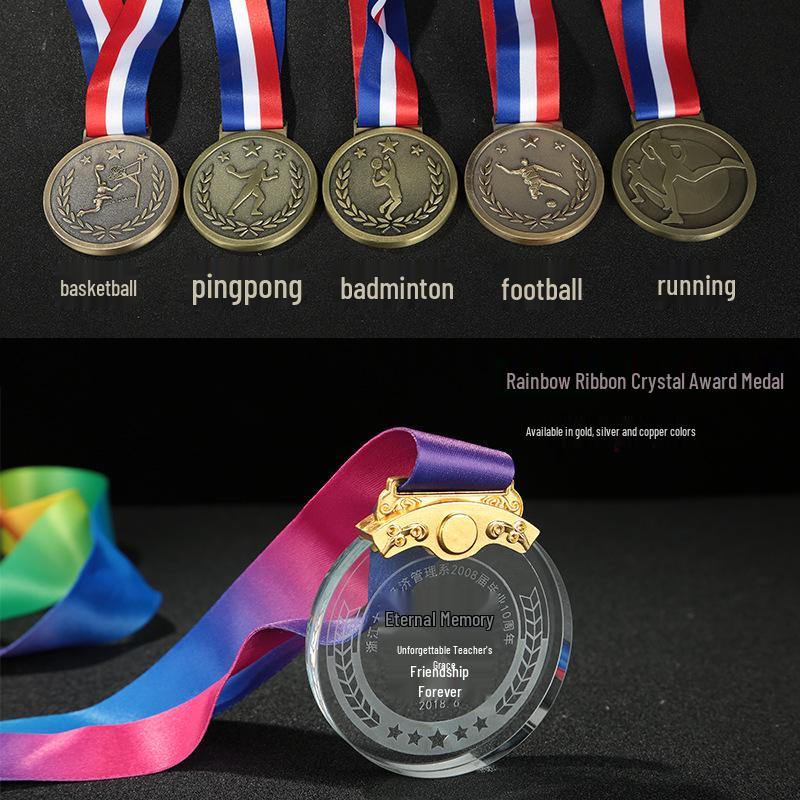 Custom Crystal Engraved Plaques & Medals for Students & Sports