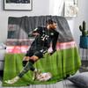 Michael Olise Printed Flannel Blanket, Soft Throw for Bedroom Sofa, Washable,soccer Fan Merchandise, Great Gift.