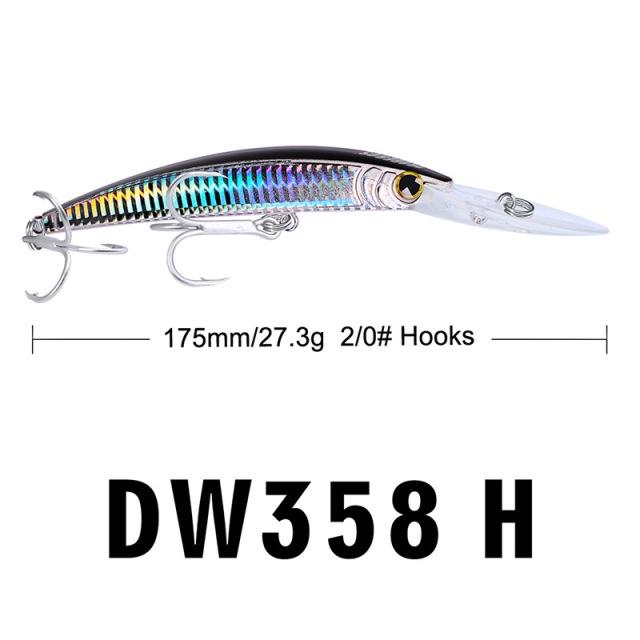 

170 мм 27 г Профессиональные рыболовные приманки Жесткая приманка для дайвинга 2-4,5 м Качественные воблеры Минноу Искусственная приманка Снасти