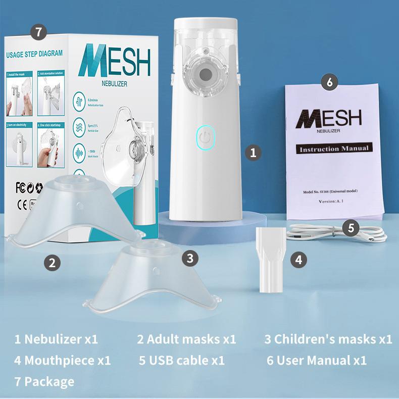 Cross-border W303 Handheld Micro-mesh Medical-grade Nebulizer