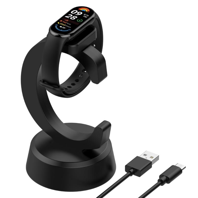 Reisefreundliches Uhrenladegerät Universelle Desktop-Ladestation in C-Form für Watch 5 Active Smartwatch