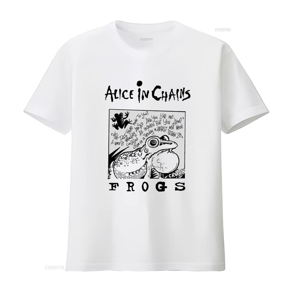 Alice In Chains Frogs T Shirt For Men And Women Available Full Sizes From S To 5Xl Vintage Washed Soft Streetwear Graphic