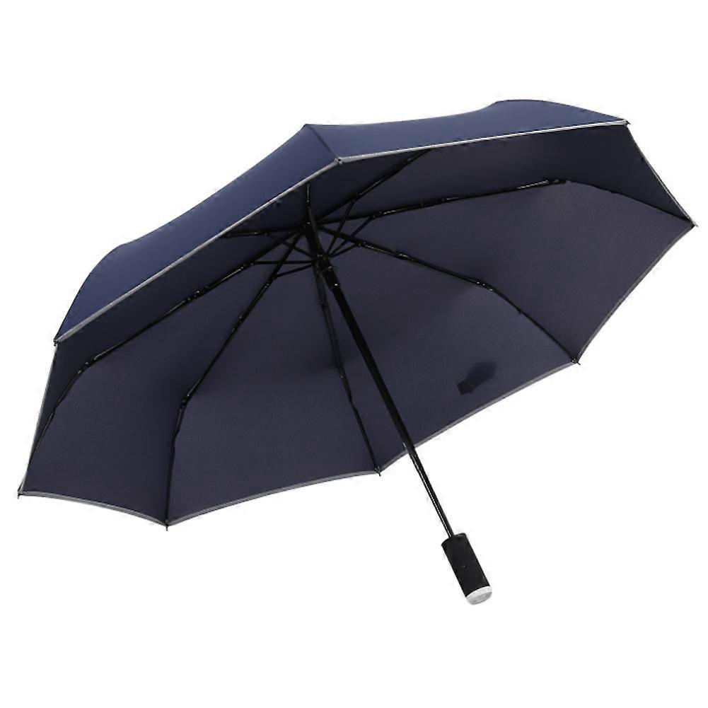 Full Automatic LED Night Light Umbrella Folding 8 Ribs Business Umbrella