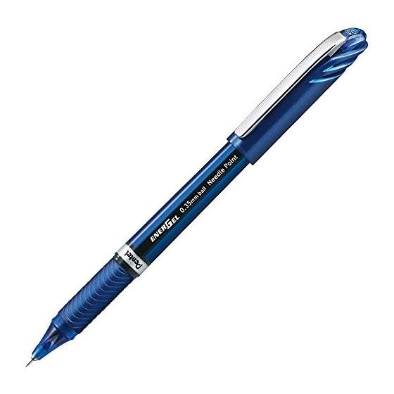 Pentel Water-Based Gel Ink Ballpoint Pen Energel Euro 0.35mm (Blue) BLN23-C [Set of 10]