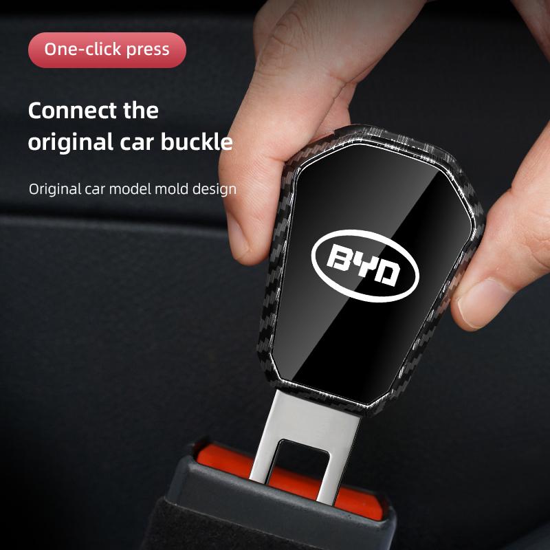 

Suitable for BYD car seat belt zinc alloy seat belt extension suitable for Atto 3 Yuan Plus Han Tang EV F3 E6 Dmi Song F0 Qin