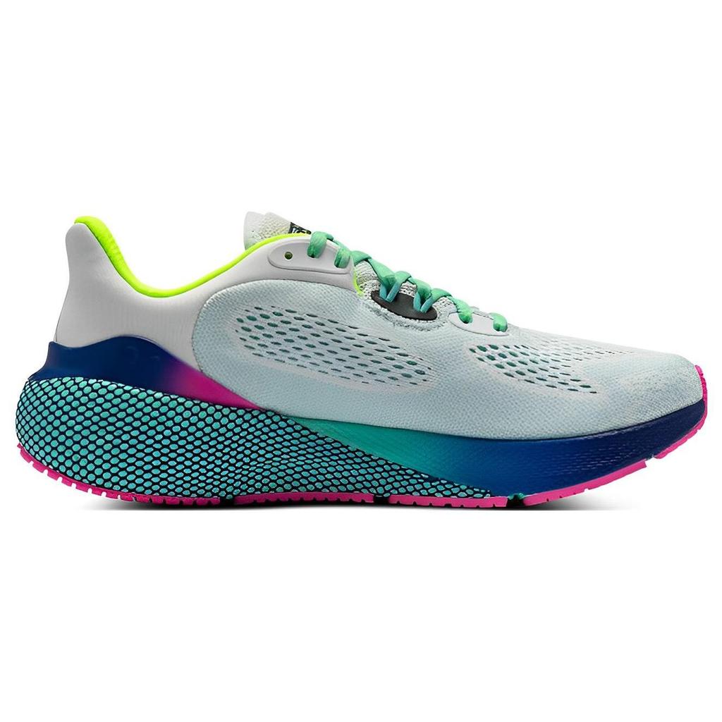 Under Armour HOVR Machina 3 Comfortable Dry Mesh Low Top Casual Running Shoes Men sneaker Gray Green 3026497-100