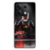 Phone Case - MANIACASE - Xiaomi Redmi Note 13 5G - Silicone TPU - MOTO GP Max Verstappen - Black