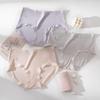 Women's Breathable Mid-Waist Mulberry Silk Triangle Briefs