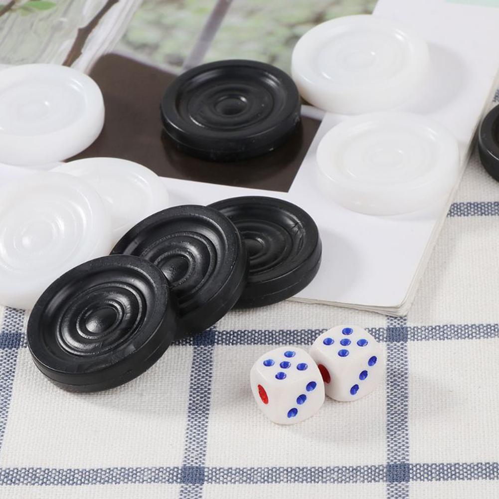 Travel Casual Chess Pieces Checkers Backgammon Pieces Home Party Board Game
