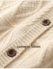 Women's Early Autumn Cashmere Cable Knit Sleeveless Vest Sweater Top