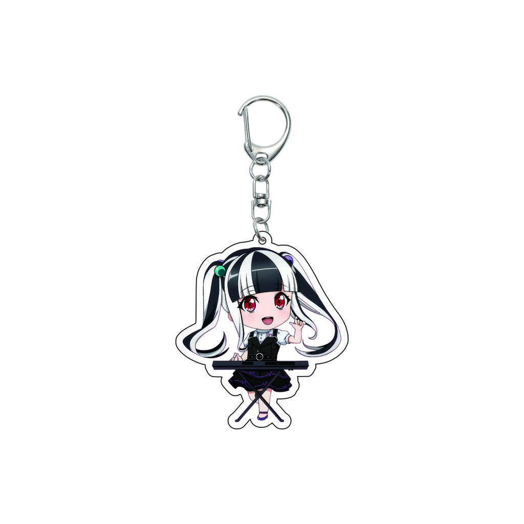 55MM Anime banG Dream Keychain Toyama Kasumi/Saya Yamabuki/Hanazono Tae Key Chain Acrylic Model Plate Christmas Gifts