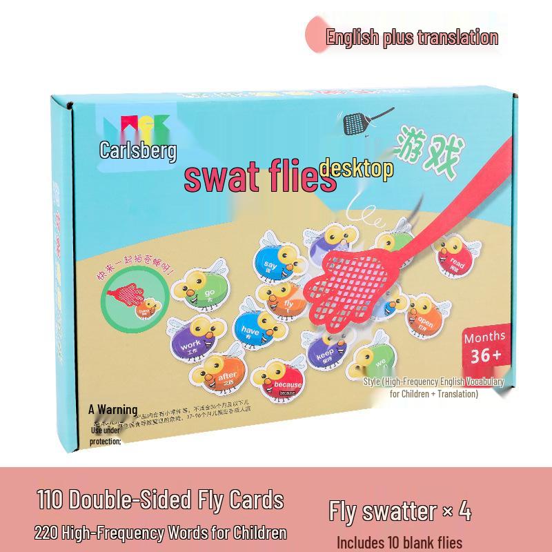 Creative Alphabet Fly Swat Game: Children s Educational Alphabet and Word Recognition Toy