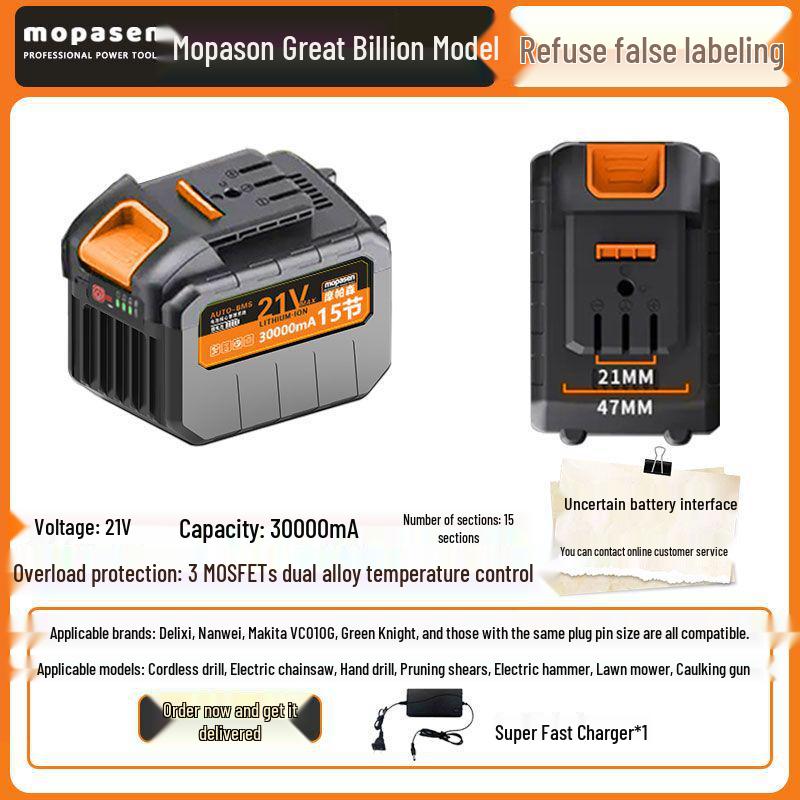 Makita 21V Lithium Battery Hammer Drill & Angle Grinder Combo