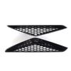 For BMW ix -2024 ABS Black Car Front Bumper Side Air Intake Protective Cover Air Vent Grille Decorative Frame Accessories
