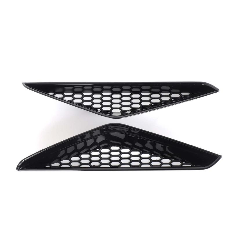 For BMW ix -2024 ABS Black Car Front Bumper Side Air Intake Protective Cover Air Vent Grille Decorative Frame Accessories