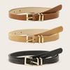 Crocodile Textured Womens Fashion Belt With Alloy Buckle For Business And Casual Wear
