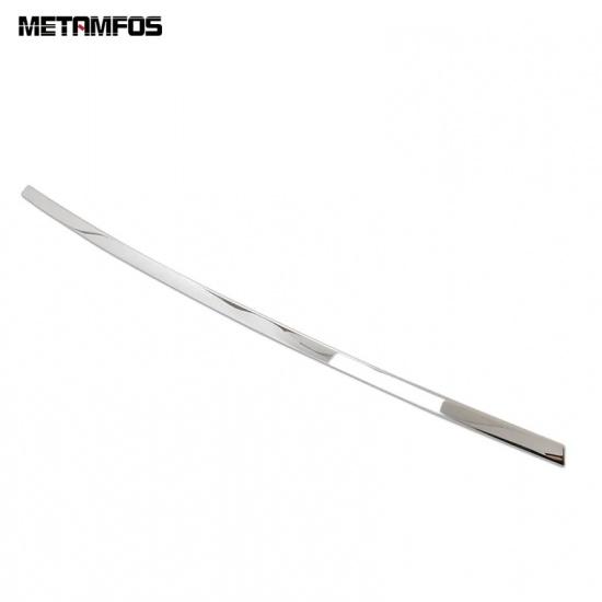 Rear Trunk Lid Tailgate Door Boot Cover Trim For Tesla Model 3 2016 2017 2018     Stainless Steel Accessories