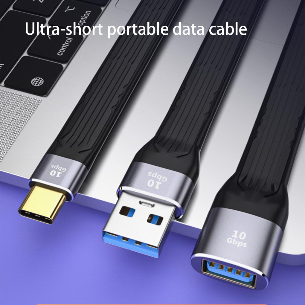 Phone Computer USB Adapter Cable Traveling QC 4.0 Large Current Converter Cord Conversion Connector Laptop Accessory