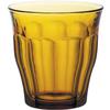 Duralex PICARDIE AMBER Glass 250 Ml Orange Set of 6