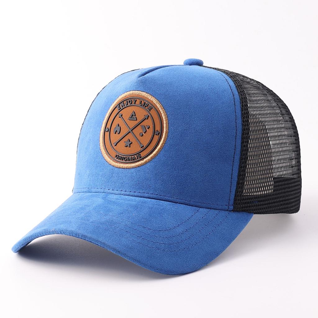 Hot Sale Baseball Cap Mesh Eyelid Label Cap Outdoor Sports Sunscreen Sunshade Hard Top Truck Driver Hat Men