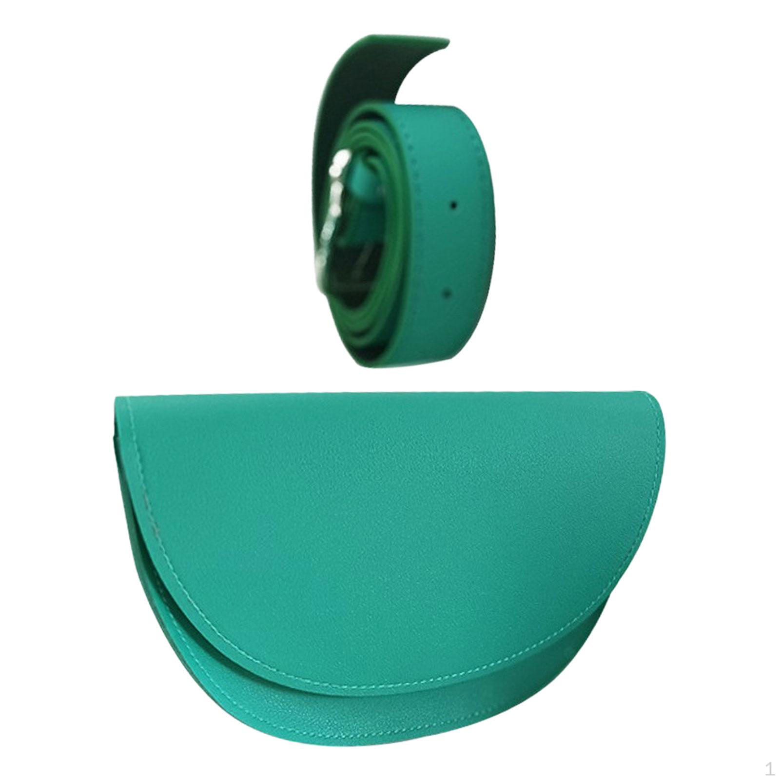 

Golf Rangefinder Bag Range Carry PU Pouch Universal with Belt Accessory зелений