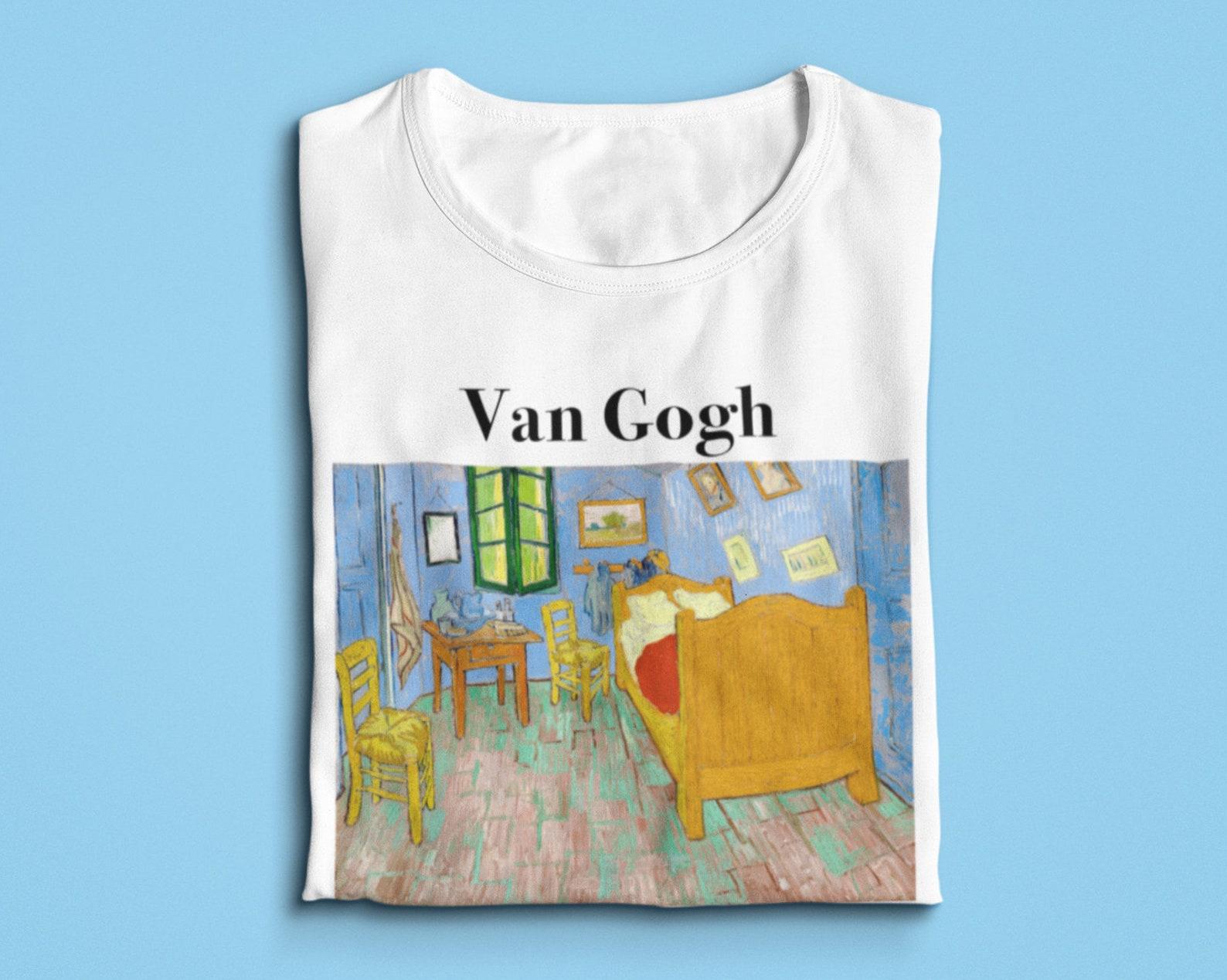 The Bedroom T Shirt by Vincent Van Gogh / Monet / Picasso / Dali 4XL