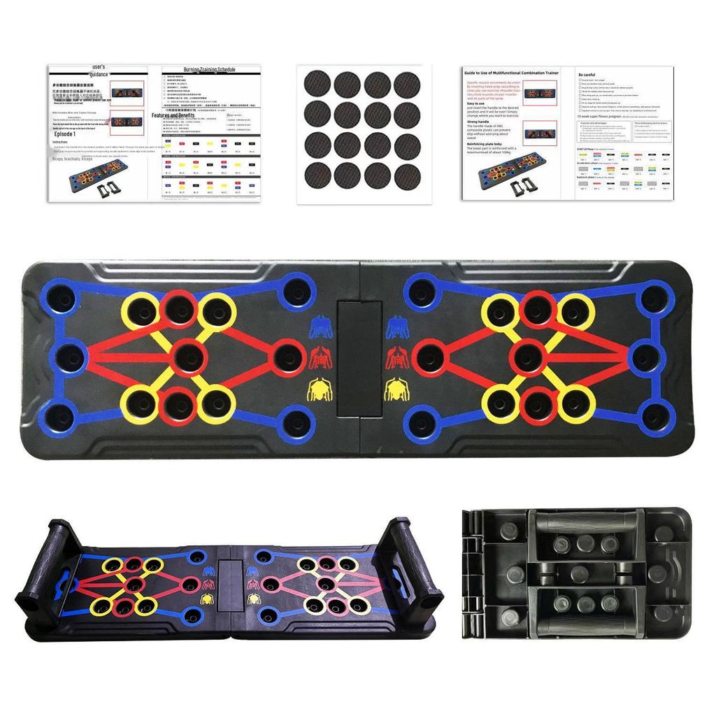 Multifunctional Push-up & Abdominal Trainer Folding Fitness Board