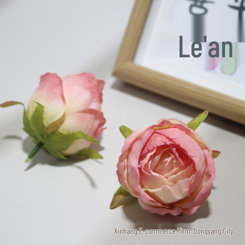 Faux February Rose Silk Headdress & Bouquet Accessories for Weddings