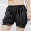 Sikkerhet Elastisk Underskjørt Shorts Blonder Lolita Dame Løs Sommer Tynn Hjemmegresskar Søt Anti-tømt Shorts for Jenter