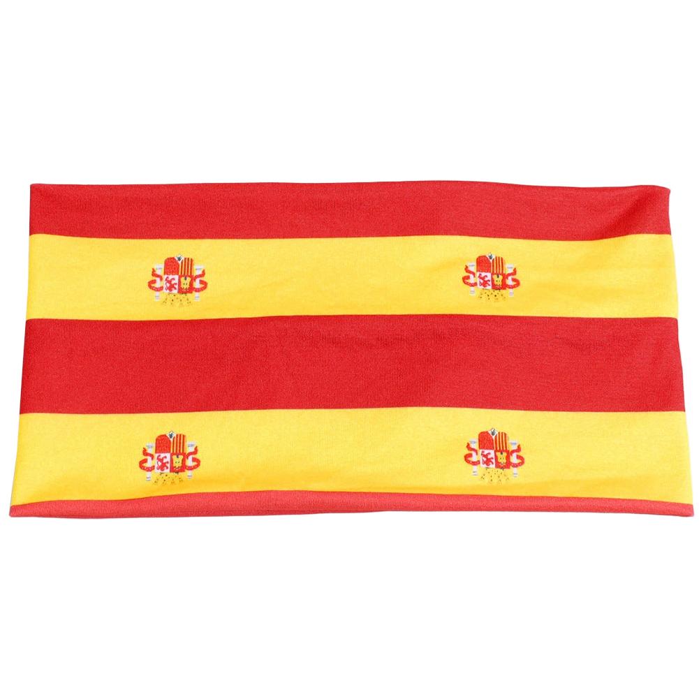 

Football game headscarf national flag pattern sports headband elastic wide edge headband men s and women s yoga headband