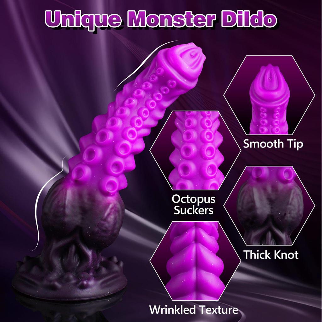 Cross-border Octopus Tentacle Silicone Anal Plug SM Toy