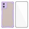 For Samsung Galaxy A06 5G Case WANLONFENG MFFJ Series Anti Drop TPU Phone Back Cover with Screen Film
