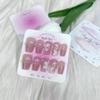 50 stk. 6,5X6,5 cm Neglekunst Displaykort Press-On Negle Pakkekort Pap Manicure Kunstig Negl Display Dekoration Pakkekort