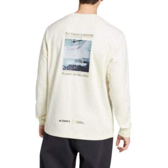 adidas Terrex National Geographic Kolaborace Tričko Unisex Bílá JI5922