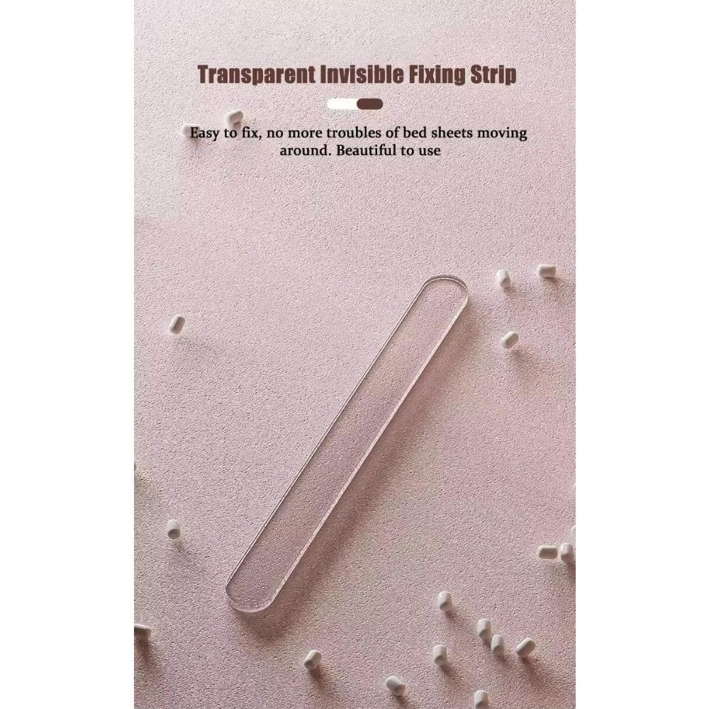 4PCS Neat Sheets Invisible Bed Sheet Holder Clips No Slip NeedleFree Grippers Secure Safe Bedding Anti-Shift Fasteners Home Crib
