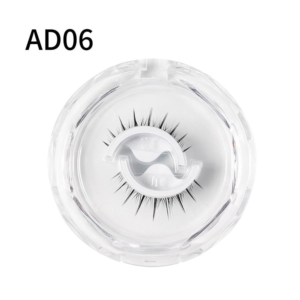 Five-Pair Set of Thick, Curly, 3D Fox-Eye Cat-Eye False Eyelashes