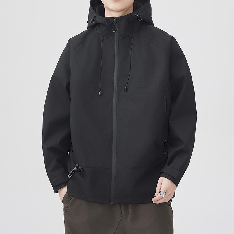 Men's coat 2025 new jacket jacket jacket fashion trend loose casual windproof