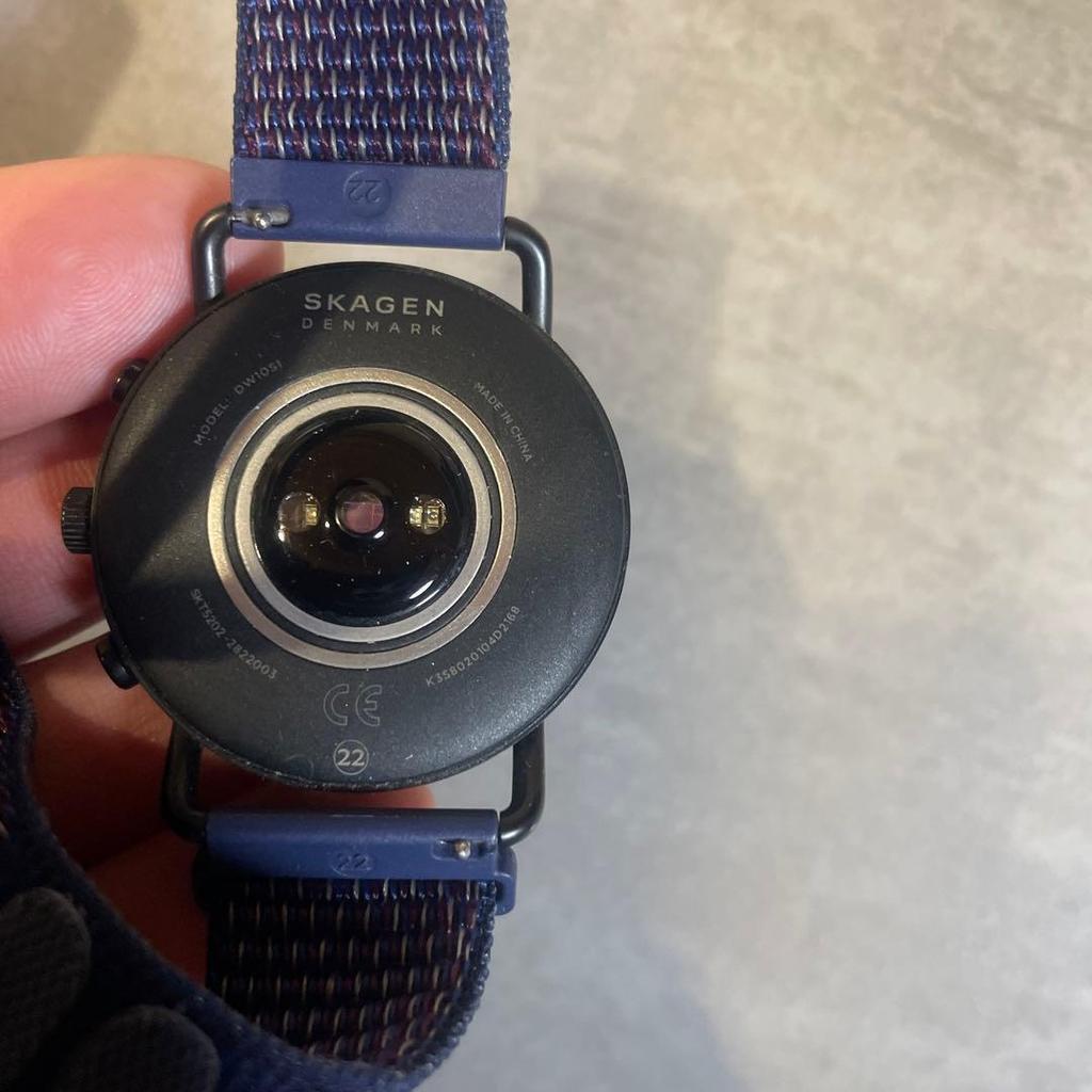 Used SKAGEN Smartwatch Black Navy